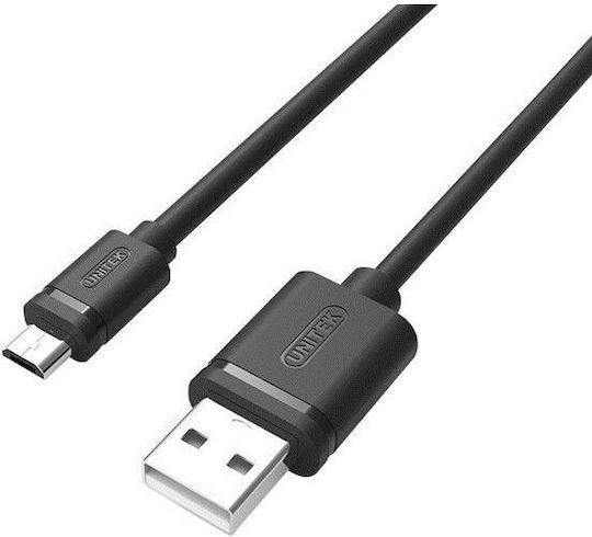 Unitek Regulär USB 2.0 auf Micro-USB-Kabel Schwarz 0.5m (Y-C454GBK) 1Stück