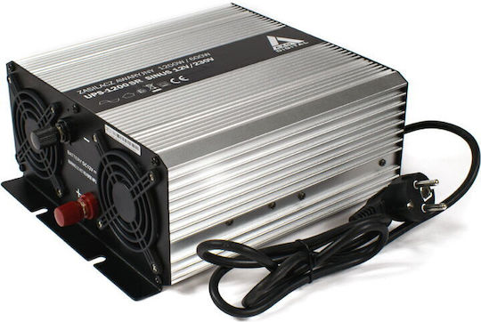 Azo Digital UPS-1200SR Pure Sine Wave Inverter Power with Nominal Input Voltage 600V AZO00D1257