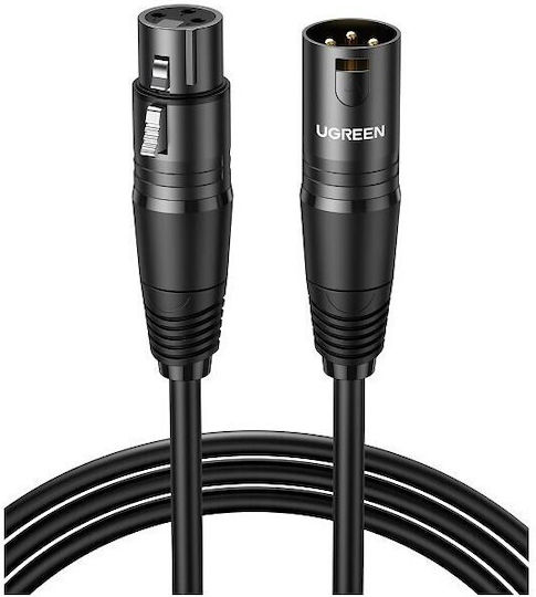 Ugreen Av130 Cable XLR female - XLR male Μαύρο 3m 66718