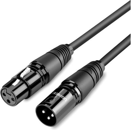 Ugreen Av130 Cable XLR female - XLR male Μαύρο 3m 66718