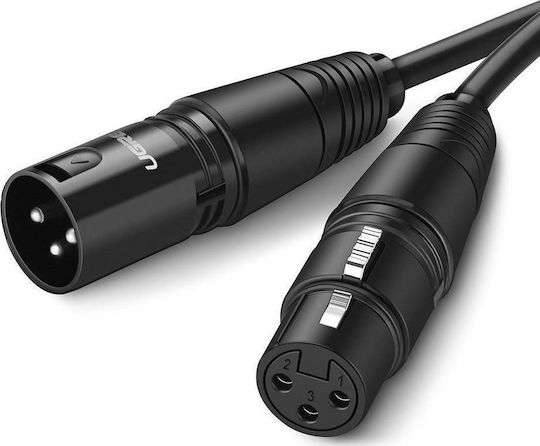 Ugreen Av130 Cable XLR female - XLR male Μαύρο 3m 66718