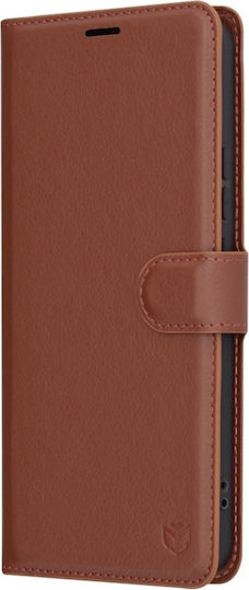 Книга Кожа Кафяв (Redmi Note 14)