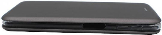 Technovo Smart Magnet Umschlag Rückseite Synthetisches Leder Gray (Samsung Galaxy A30S, A50, A50S)