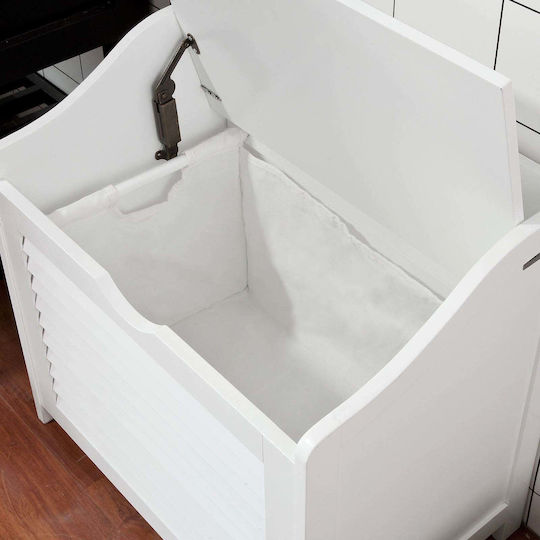 SoBuy Cabinet de baie L50xA53xÎ34.5cm Alb