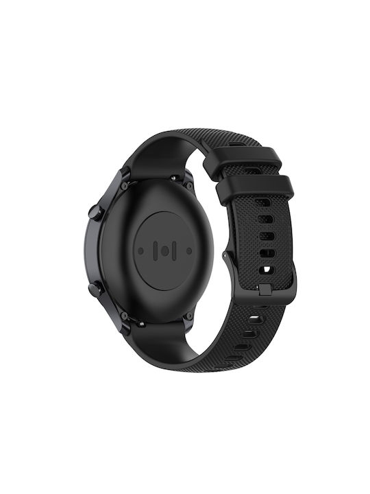 Dott Armband Silikon Schwarz (Huawei Watch GT/GT Pro 2/3/4/5 / Ultimate 46mm)