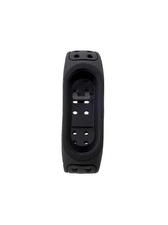 Breathable Каишка Силикон Черен (Mi Band 3/Mi Smart Band 4 - Ми Банд 3/Ми Смарт Банд 4) 841300836B