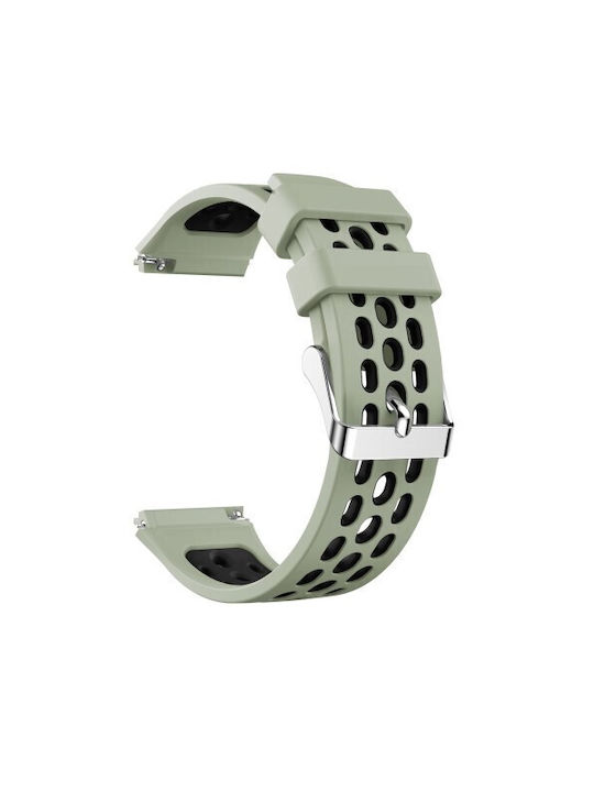 Two-Tone Curea Silicon Verde (Huawei Watch GT 2e)
