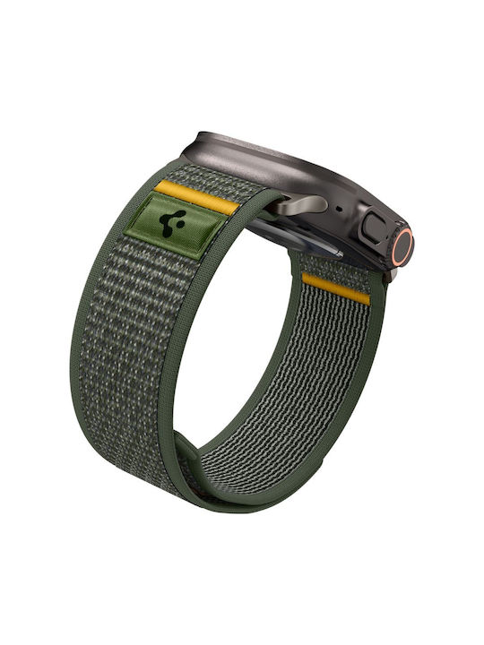 Spigen Athlex Air Λουράκι Υφασμάτινο Πράσινο (Apple Watch 6, 7, 8, 9, 10, SE, Ultra 1, 2)