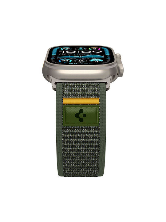 Spigen Athlex Air Λουράκι Υφασμάτινο Πράσινο (Apple Watch 6, 7, 8, 9, 10, SE, Ultra 1, 2)