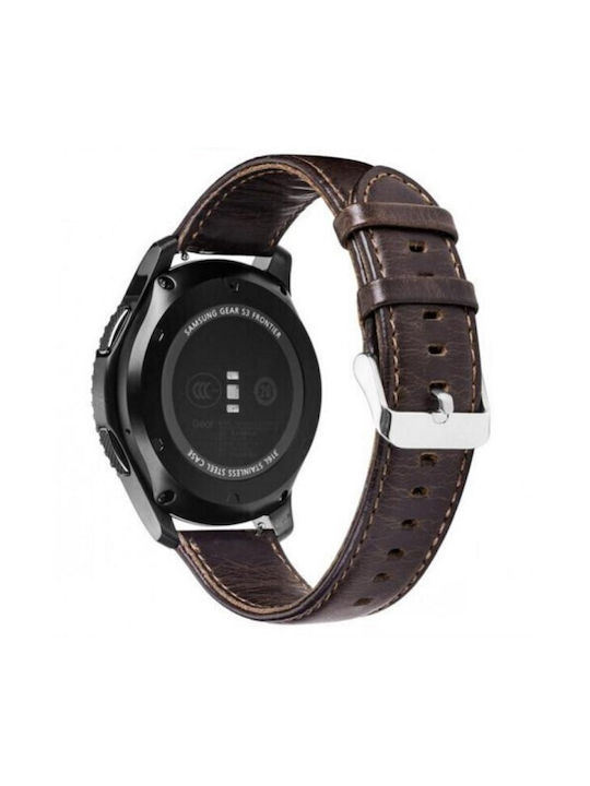 Λουράκι Dark Brown (Huawei Watch GT/GT Pro 2/3/4/5 / Ultimate 46mm)