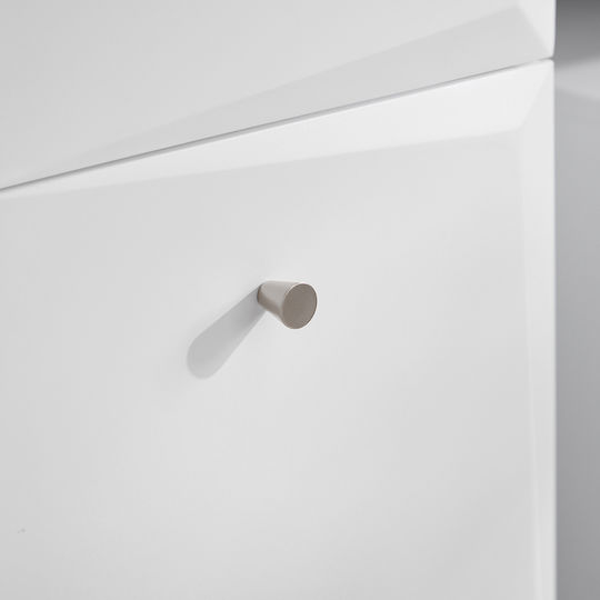 SoBuy Ντουλάπι Μπάνιου Πλυντηρίου 34x30x89.5cm Λευκό