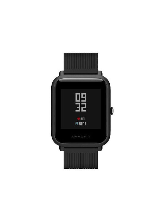 Texture Armband Silikon Schwarz (Amazfit Bip)