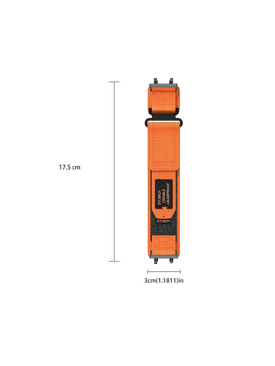 Magic Nylon Velcro Λουράκι Υφασμάτινο Πράσινο (Amazfit T-Rex 3)