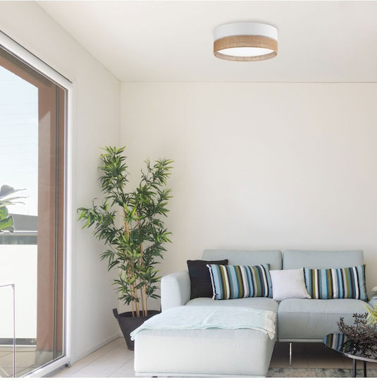TK Lighting Linobianco Таванно осветление 45бр Бяла с Фасунга E27