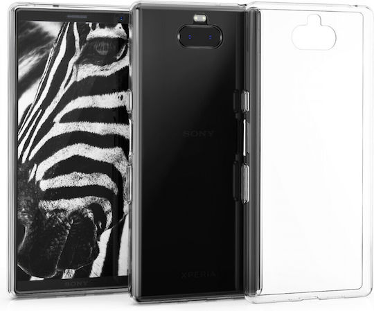 KWmobile Umschlag Rückseite Silikon Transparent (Xperia 10)