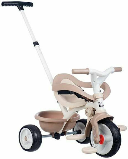 Smoby Be Move Comfort Превозно Средство с Ръкохватка за Родител 3 в 1 за 10 Месеца Бежово