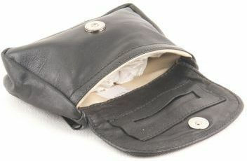 Leather Tobacco Pipe Case Kouros Model 8605 Black