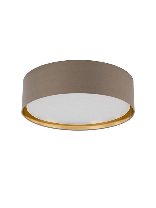 TK Lighting Ceiling Mount Light 45cm Gray with Socket E27