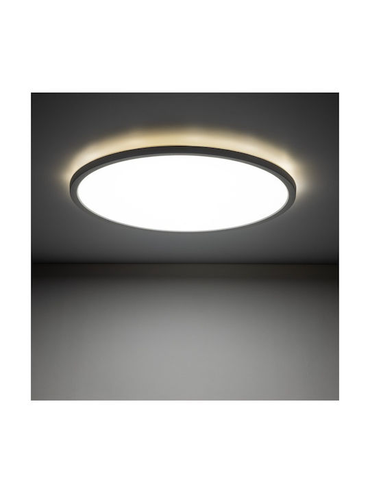 TK Lighting Plafonieră de Tavan Baie Turcoaz cu LED Integrat