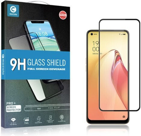 Mocolo Adeziv complet Full Face Tempered Glass Negru (Oppo Reno 8 Pro 5 G, Reno 8 Pro Plus 5 G)