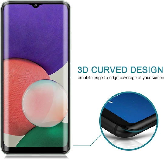 Anti Spy Privatsphäre Vollflächig gehärtetes Glas (Galaxy A22 5G)