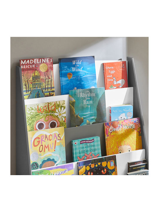 Bücherregal Boden Gray 80x88x30cm