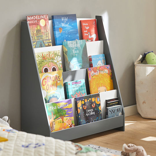 Bücherregal Boden Gray 80x88x30cm