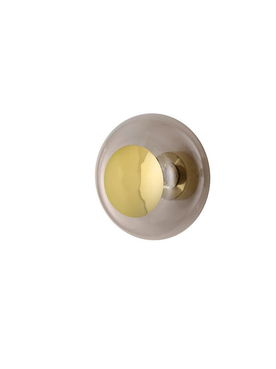 Ebb & Flow Ceiling Mount Light Black with Socket E27