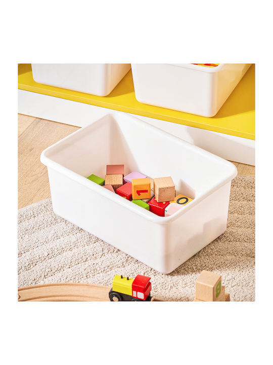 Bibliotecă pardoseală Plastic Alb 70x58x30cm