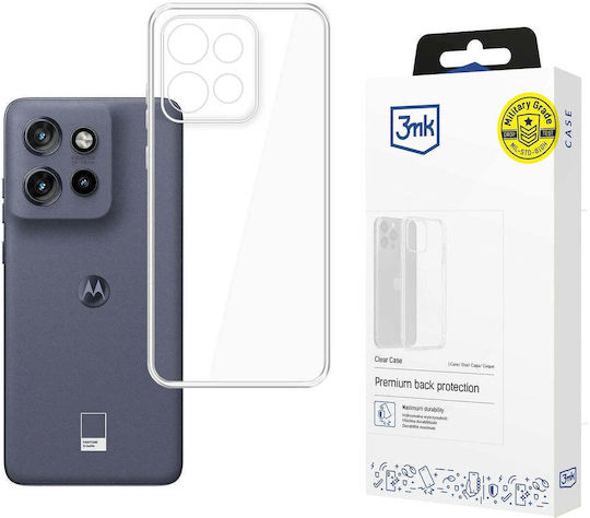 3MK Clear Case Back Cover Plastic Transparent (Motorola Edge 50 Neo - 3mk)