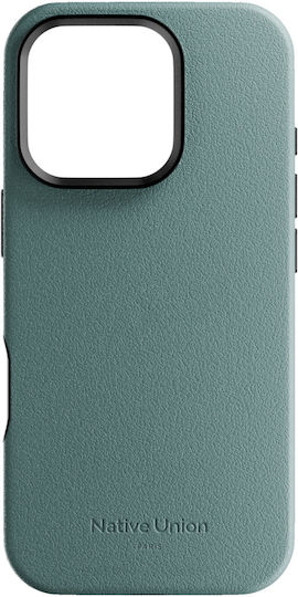 Native Union Back Cover Leather Green (iPhone 16 Pro)