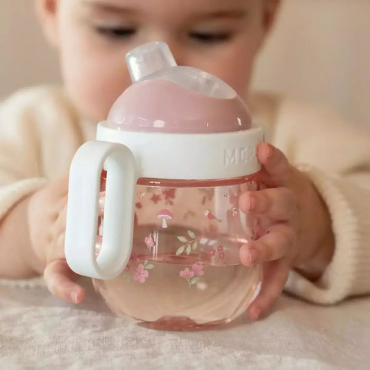 Little Dutch Παιδικό Ποτηράκι Mio Fairy Garden από Πλαστικό Ροζ 200ml