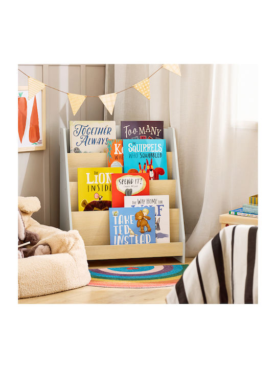 Bücherregal Boden Gray 61x70x30cm