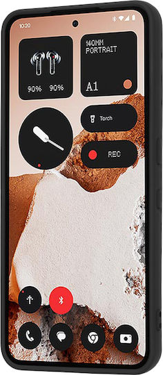 Techsuit Softflex Задна корица Силикон Черен (Nothing Phone 2)