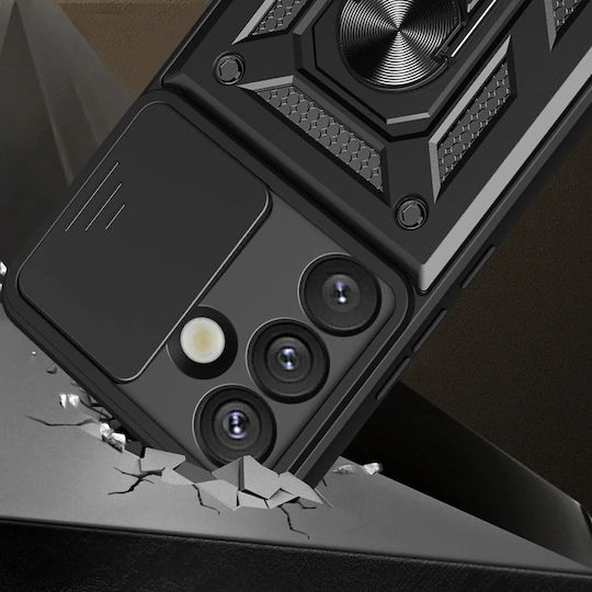 Hurtel Hybrid Back Cover Silicon / Plastic Negru (Nothing Phone (3a))