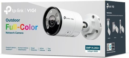 TP-LINK IP Cameră de Supraveghere Full HD+ 5MP Rezistentă la apă cu Lentilă 2.8mm