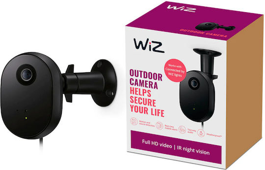 WiZ 929004111201 IP Überwachungskamera Full HD 1080p Wasserdicht