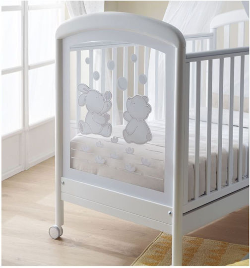 Pali Polymorphic Baby Crib Dodo White with Drawers & Wheels