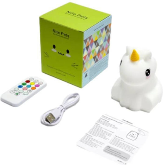 Unicorn Nachtlichter Für Das Kinderzimmer LED Stromquelle Weiß