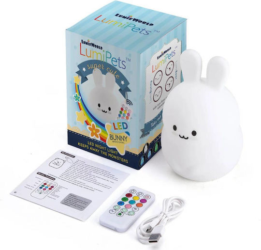 Φωτάκι Νυκτός LED Nitelite Nitelite Bunny Ρεύματος Πολύχρωμo