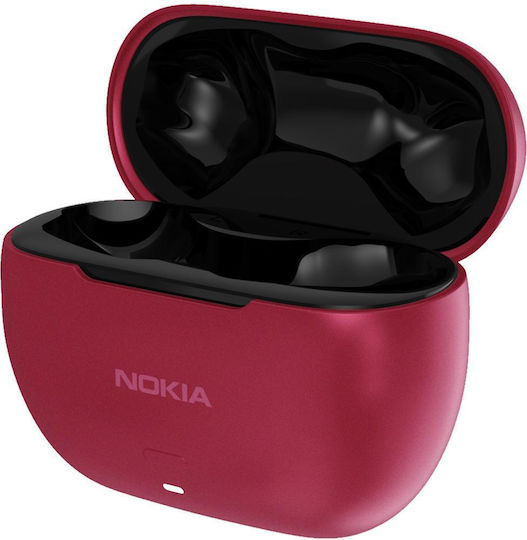 Nokia Clarity Earbuds 2+ Bluetooth Handsfree Ακουστικά με Αντοχή στον Ιδρώτα και Θήκη Φόρτισης Ροζ