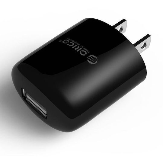 Orico Зарядно без кабел с USB-A порт Черен (DCX-1U-BK)