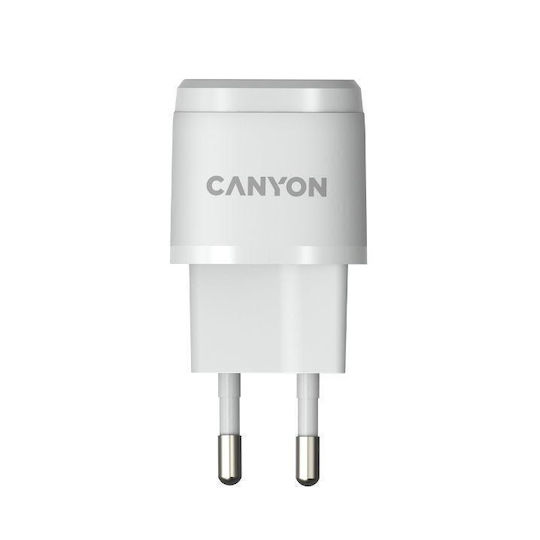Canyon Φορτιστής Χωρίς Καλώδιο με Θύρα USB-C 20W Power Delivery Μαύρος (H-20-05 CNE-CHA20B05)