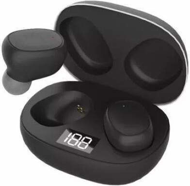 In-ear Bluetooth Handsfree Ακουστικά με Θήκη Φόρτισης Μαύρα