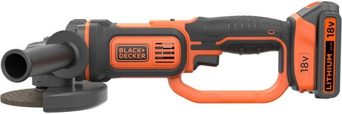 Black & Decker BCG720M1 Τροχός 125mm Μπαταρίας 1x4Ah