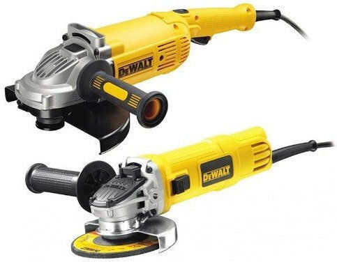 Dewalt Dwe492duo2 Set Of Angle Grinders Dwe4157 125mm Dwe492 230mm