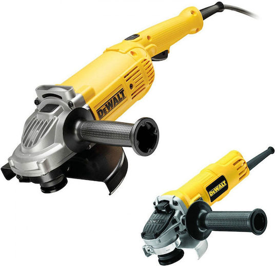 Dewalt Dwe492duo2 Set Of Angle Grinders Dwe4157 125mm Dwe492 230mm