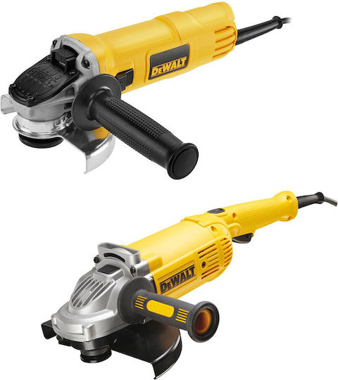 Dewalt Dwe492duo2 Set Of Angle Grinders Dwe4157 125mm Dwe492 230mm