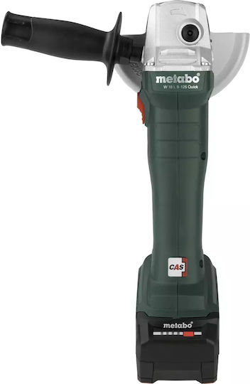 Metabo 602249650 Grinder 125mm Battery 2x5.2Ah