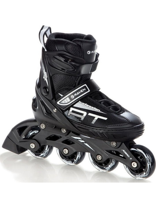 Raven Inline Adjustable Rollers Black Ενηλίκων/Παιδικά